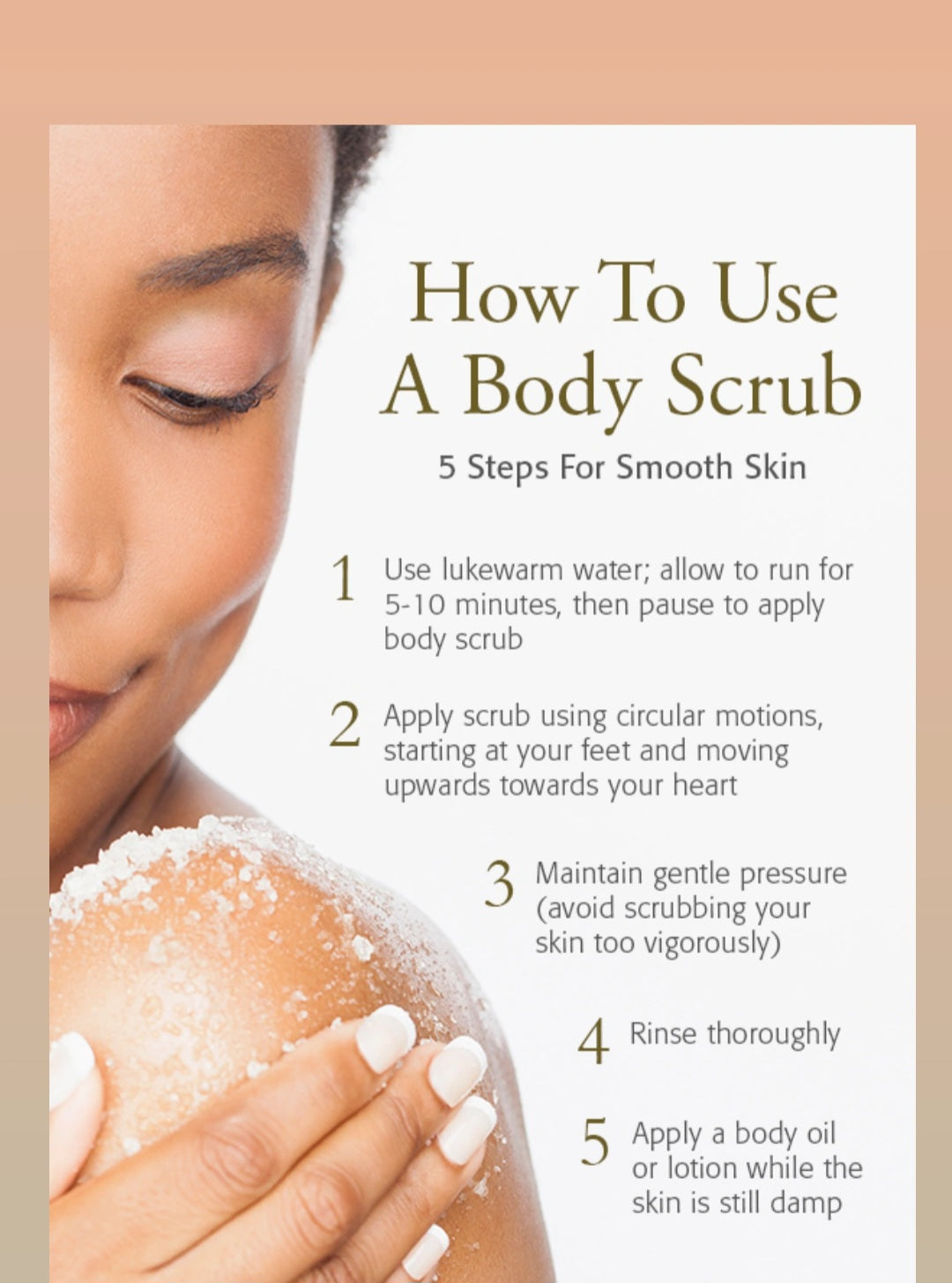 Peach Sugar Body Scrub 🍑