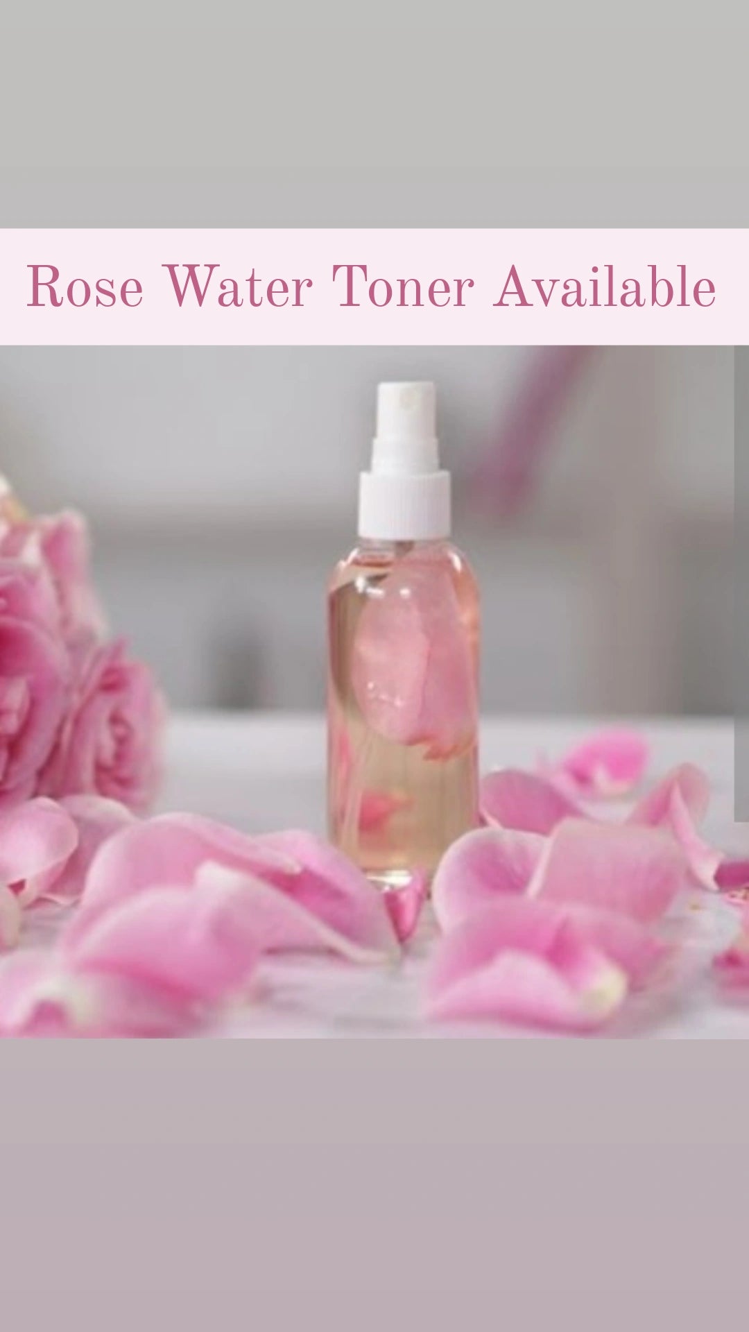 Rose Water Toner Spray